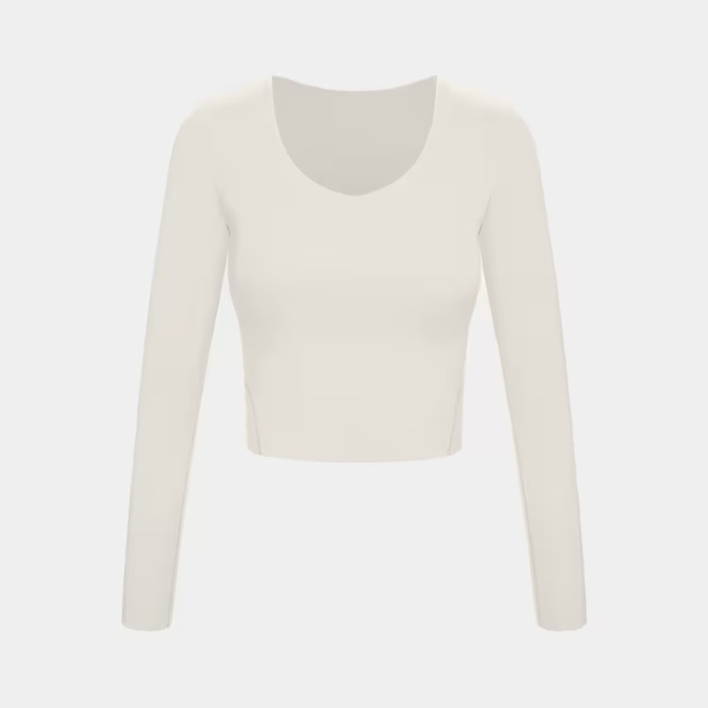 Halara Scoop Neck Long Sleeve Sports Top